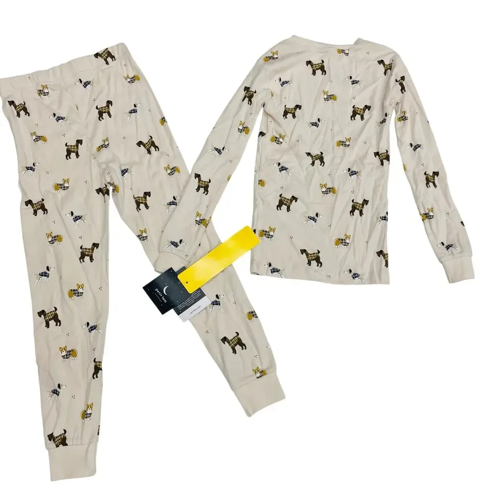 NWT Petit Lem Size 10 Dapper Dogs PJs